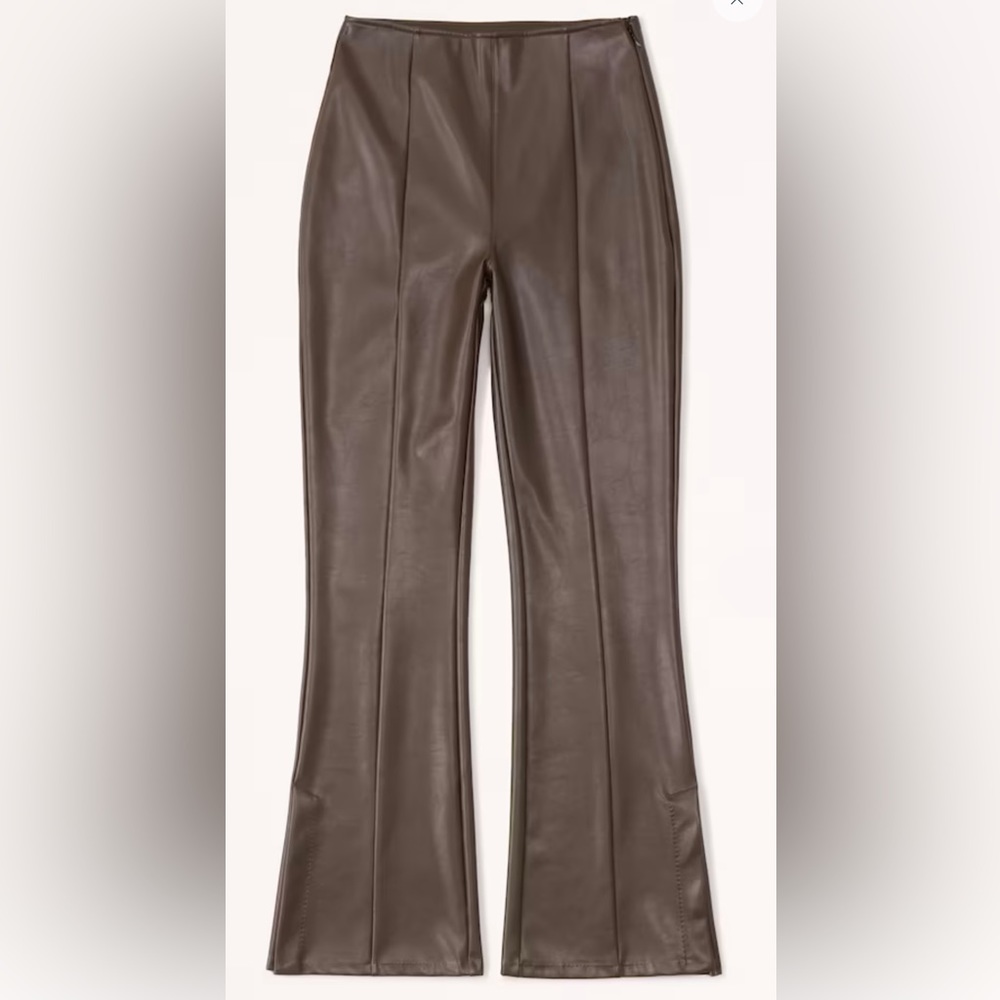 Abercrombie split him vegan leather pants